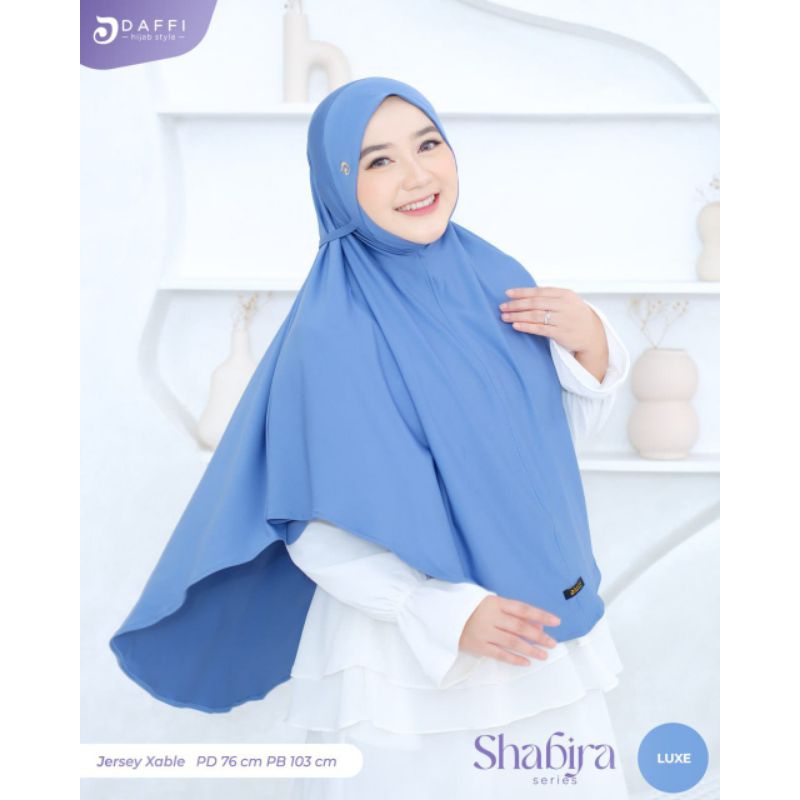 SHABIRA Daffi Hijab Ekonomis Jumbo Haji Umroh Terbaru Syari Jersey Malay Malaysia Adem