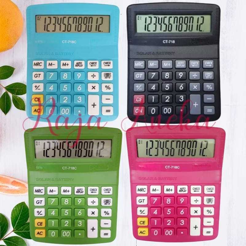 

mg Kalkulator SDC 718 Warna / Calculator SDC 718 CT 718 WARNA KALKULATOR MEJA DAGANG 12 DIT CT