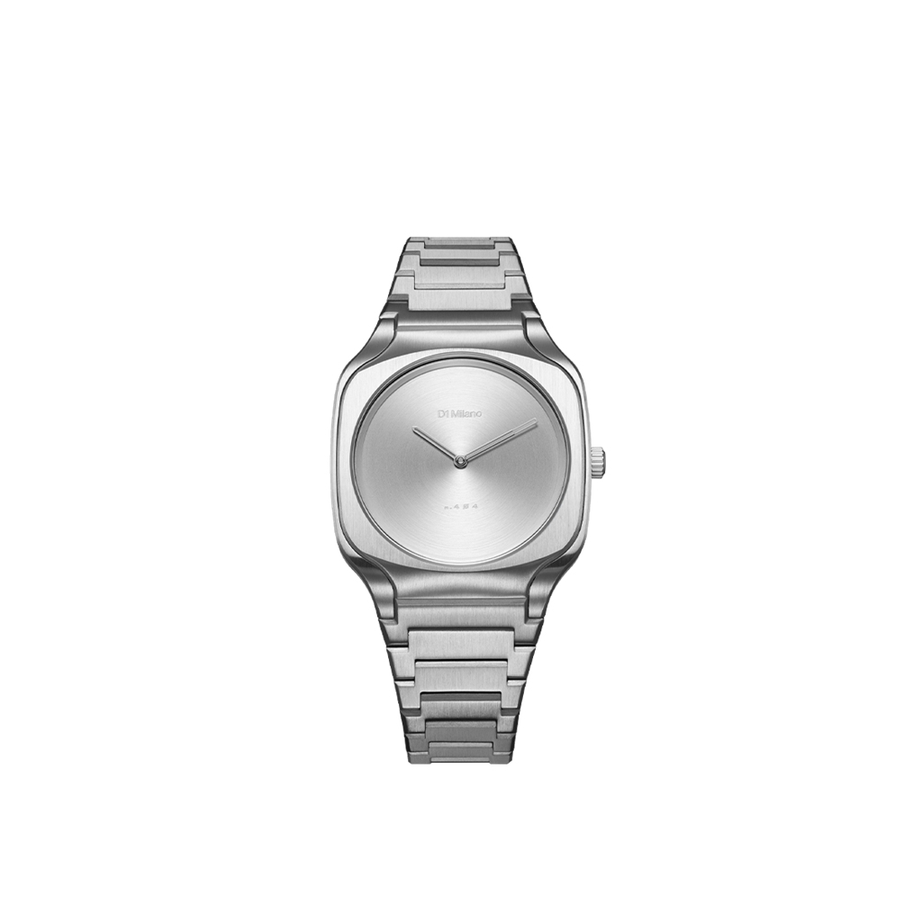 Jam Tangan D1 Milano Square Bracelet Gray Frame 37mm D1-SQBJ10