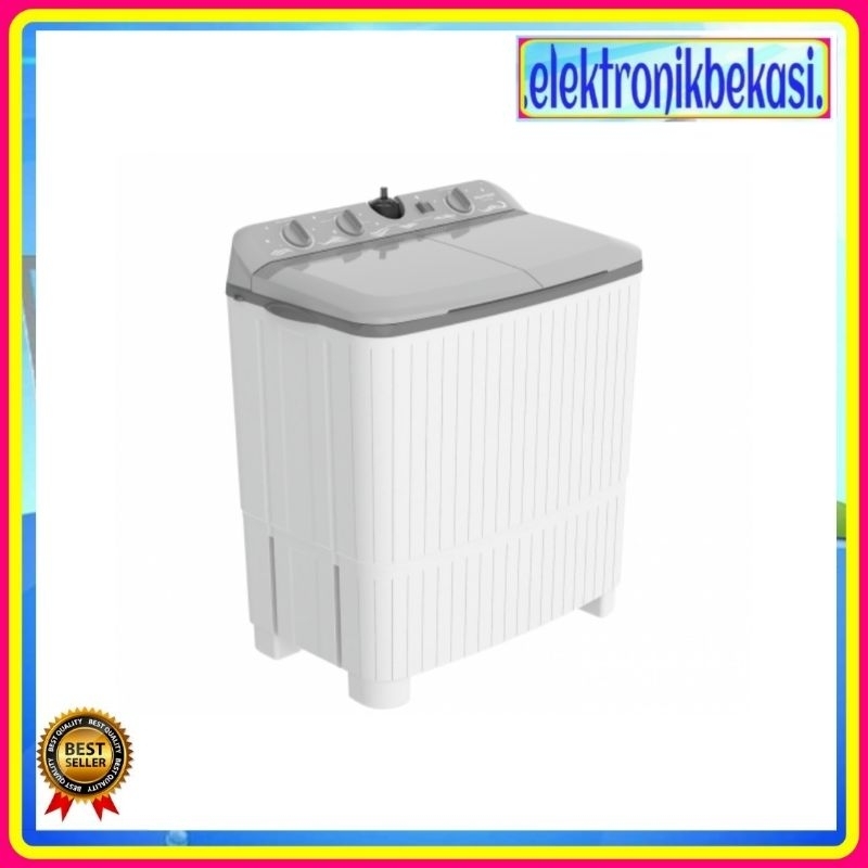 MESIN CUCI POLYTRON PWM 1076 / MESIN CUCI POLYTRON 2 TABUNG 10 KG / POLYTRON MESIN CUCI 2 TABUNG 10K