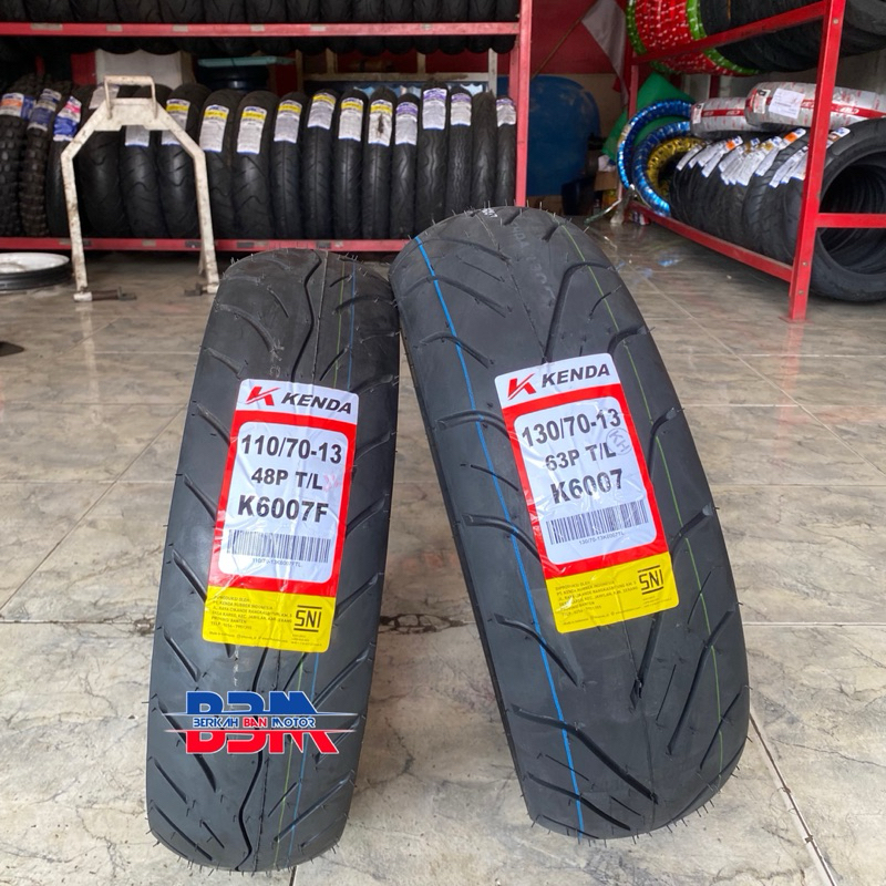 Kenda K6007 110/70-13 130/70-13 Tubeless Ban Motor Matic Ring 13 Motorcycle