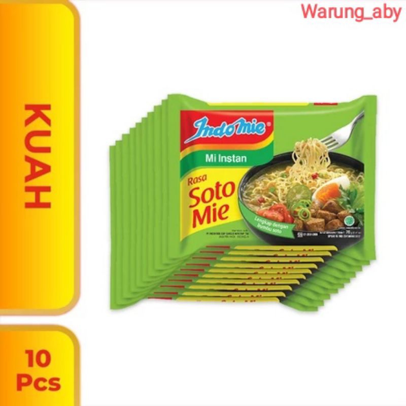 

Indomie Kuah Soto Mie Isi 10 Pcs | Indomie Kuah | Selera Nusantara