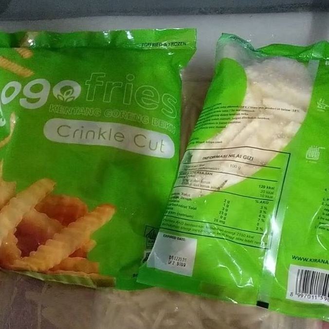 

Kentang crincle cut 1kg