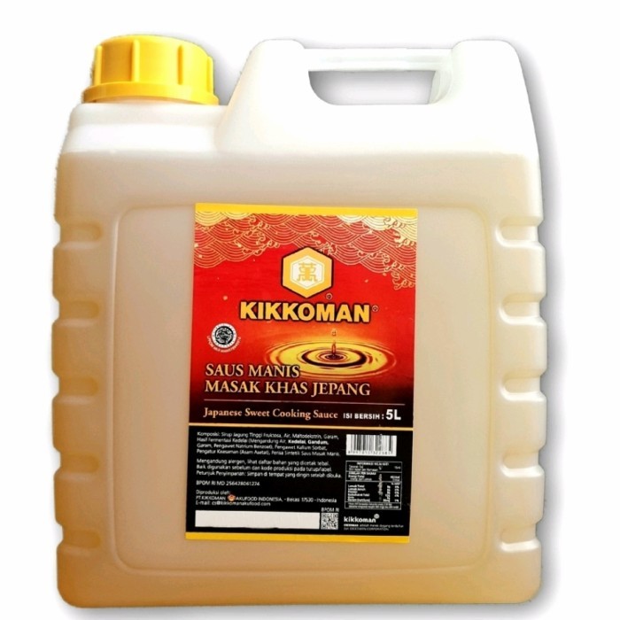 

KIKKOMAN JAPANESE SWEET COOKING SAUCE / MIRIN / CUKA SUSHI 5L HALAL