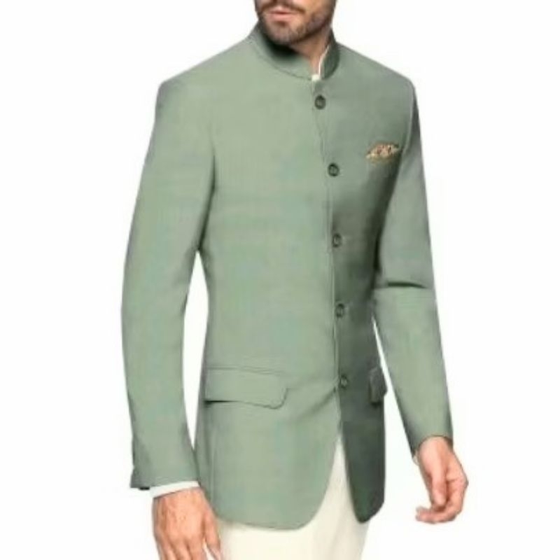 Jas blazer pria semi koko - Jas mandarin pria dewasa