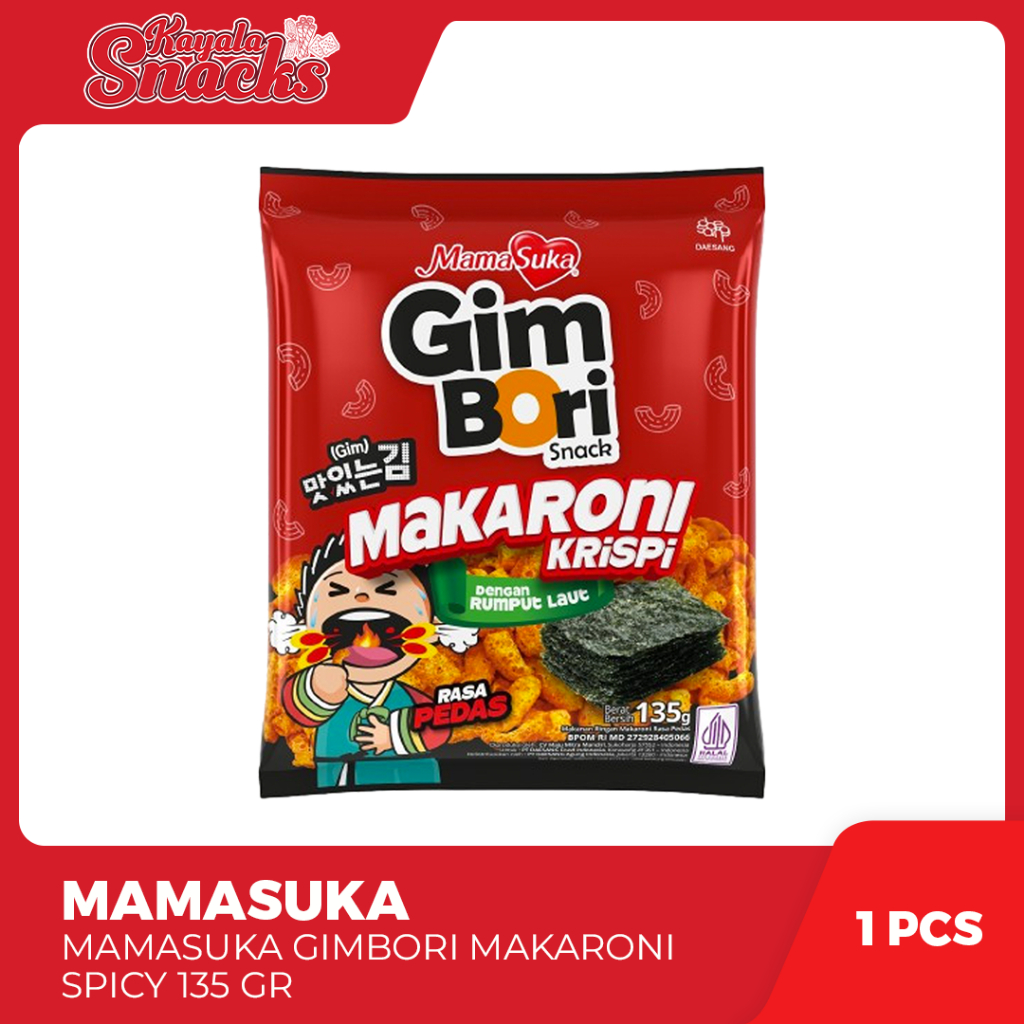 

MAMASUKA Gim Bori Makaroni Spicy 135 gr - 1 Pcs