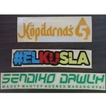 

Paket Murah Stiker Sendiko Dawuh Original [ Best Seller ]