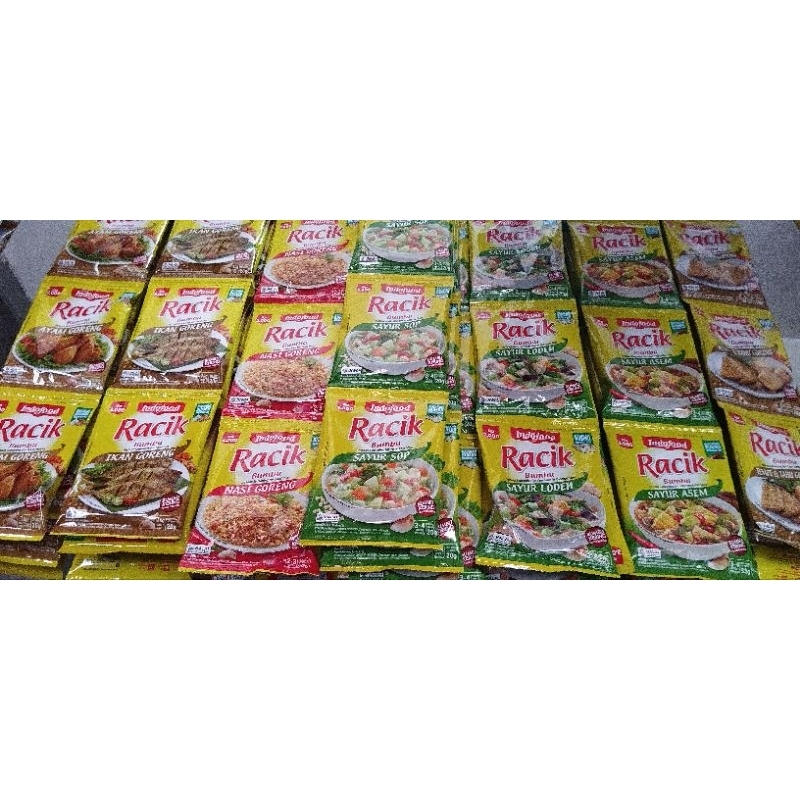 

racik bumbu instan 1renceng isi 10 saset