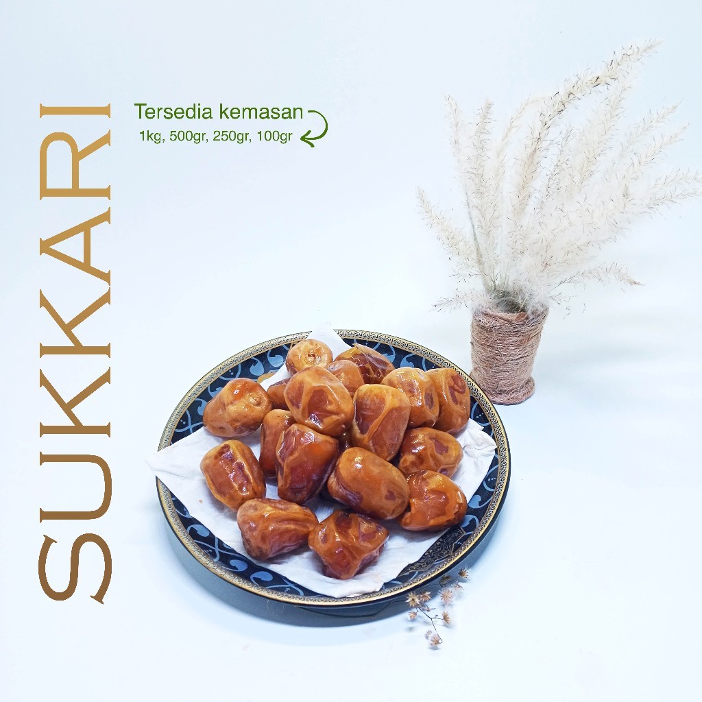 

Kurma Sukari Premium 1kg Kurma Fresh Panen Terbaru