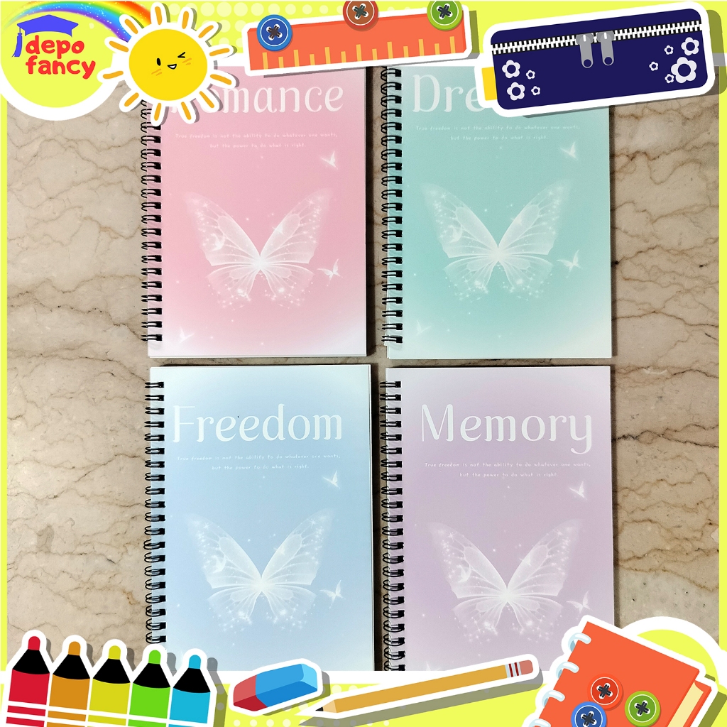 

Buku Spiral A5 32KXQB2088-935 60 lembar / Buku Tulis / Book Spiral / Buku Sekolah / Buku