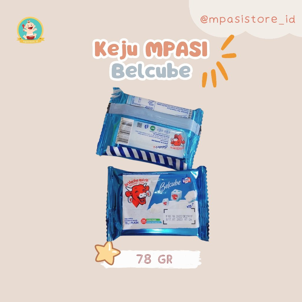 

Keju Belcube Keju Mpasi Kemasan 78Gram