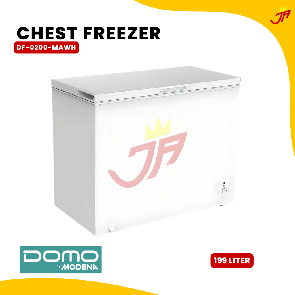 DOMO CHEST FREEZER DF 0200 MAWH / CHEST FREEZER DOMO BY MODENA DF-0200-MAWH