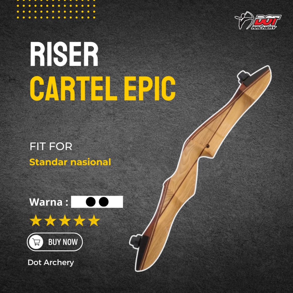 Riser Cartel Epic Stonic / Riser Epic Stonic Original Bergaransi / Standar Bow