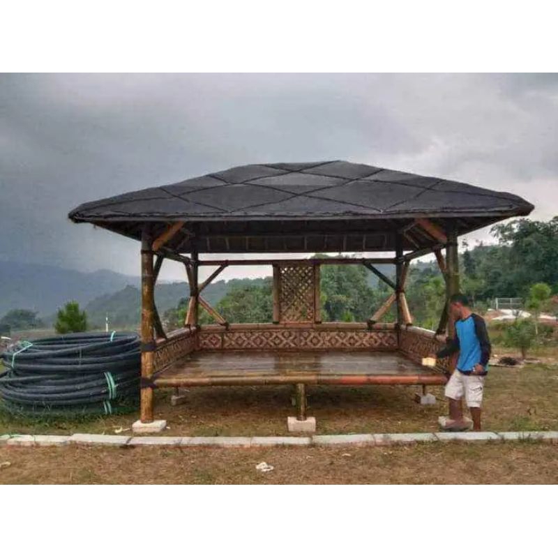 Gajebo. saung. saung gajebo