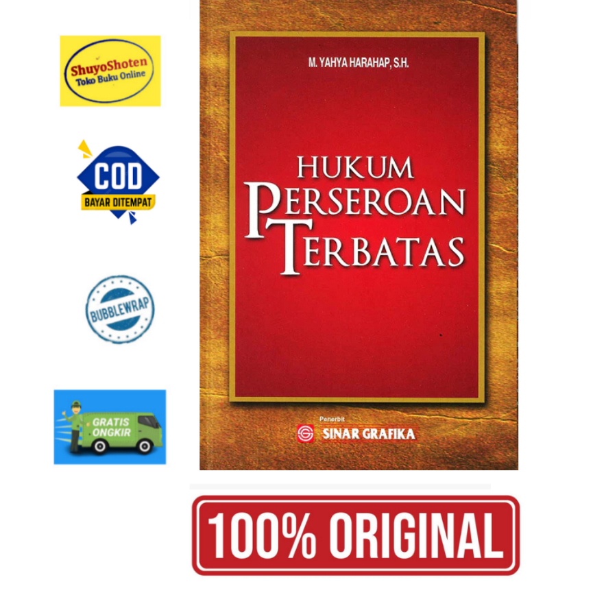Buku  Hukum Perseroan Terbatas - M. Yahya Harahap (Hard Cover Original)