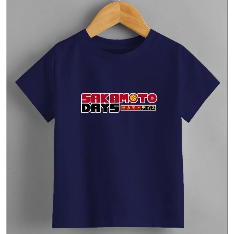 Kaos Anak Laki Laki Tulisan Jepang Sakamoto Days Kaos Distro Anak Laki Usia 2 Sampai 12 Tahun Baju K