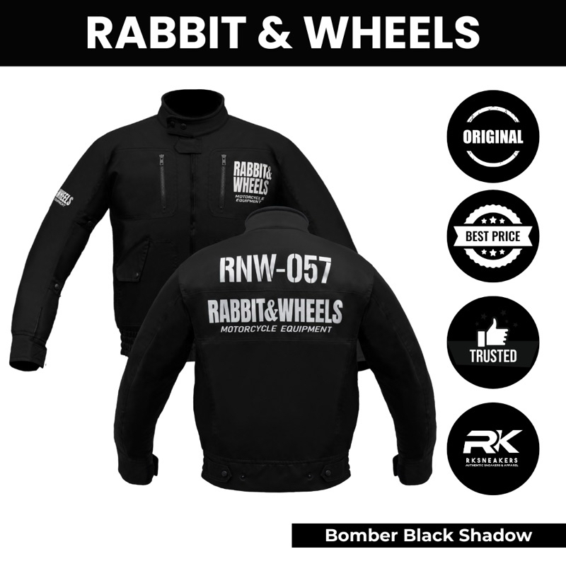 Rabbit & Wheels Bomber MSP Black Shadow (Full Protector) 100% Authentic