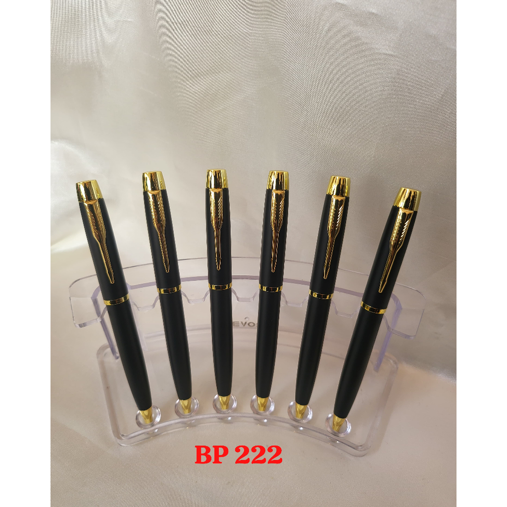 

BP 222 hitam doft klip gold I Pulpen Metal I Pulpen Souvenir I Cocok Untuk Gift dan Event Bisa Custom Nama dan Logo Perusahaan