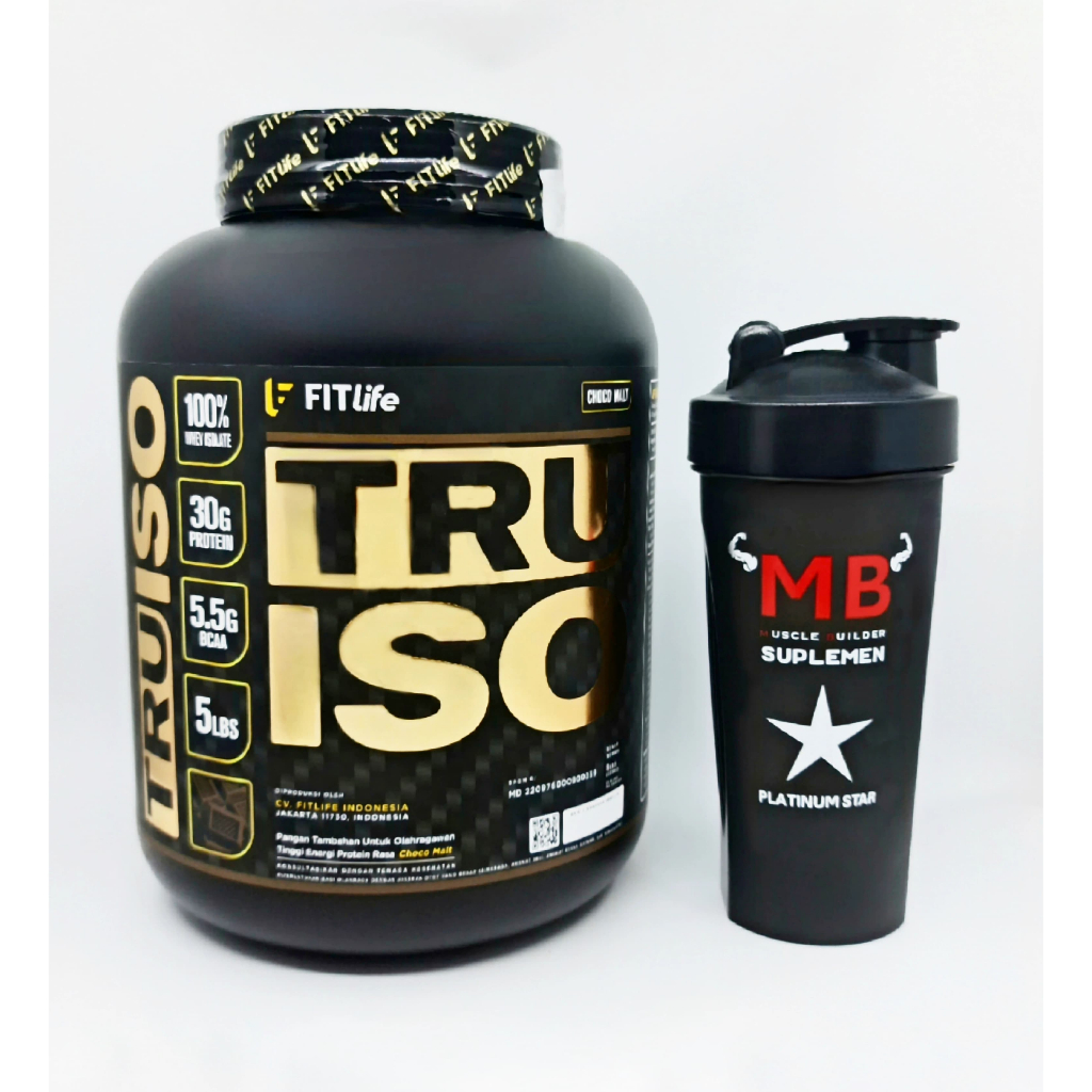 TRUISO Fitlife 5 lbs Whey Protein Isolate TRU ISO 5lbs 5lb lb WPro True TrueIso TrueIsolate Gold Sta