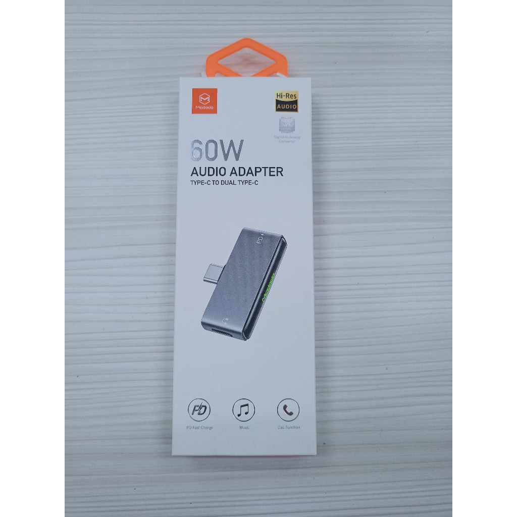MCDODO CA 7670 Adapter Converter Splitter Type C Ke Dual Type C Charging Audio