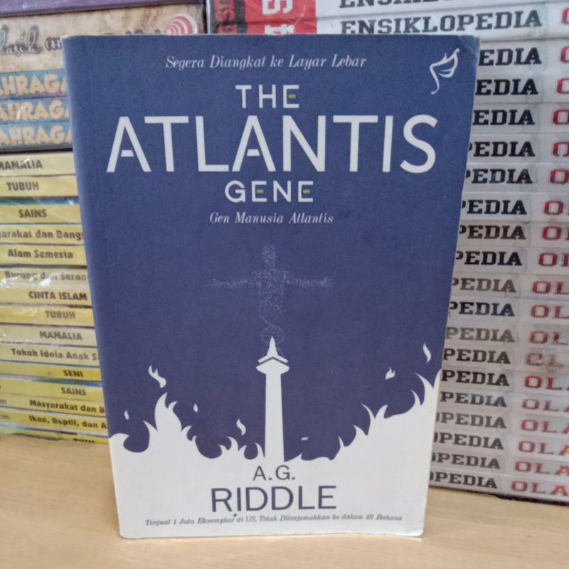 Buku Novel Original THE ATLANTIS GENE A.G RIDDLE