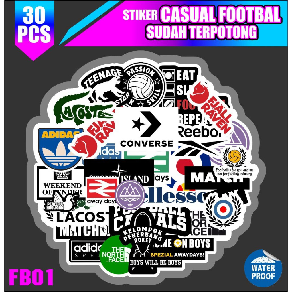 

Stiker Casual Football Sudah Terpotong 30 Pcs