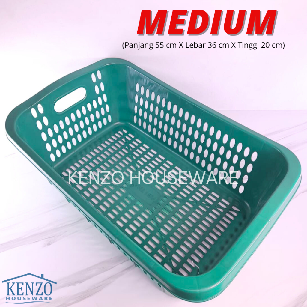 Keranjang Baju Pakaian Laundry Plastik Besar Medium Large SUPER BERKUALITAS