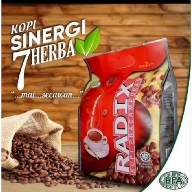 

Kopi Radix Hpa Malaysia isi 32 psc