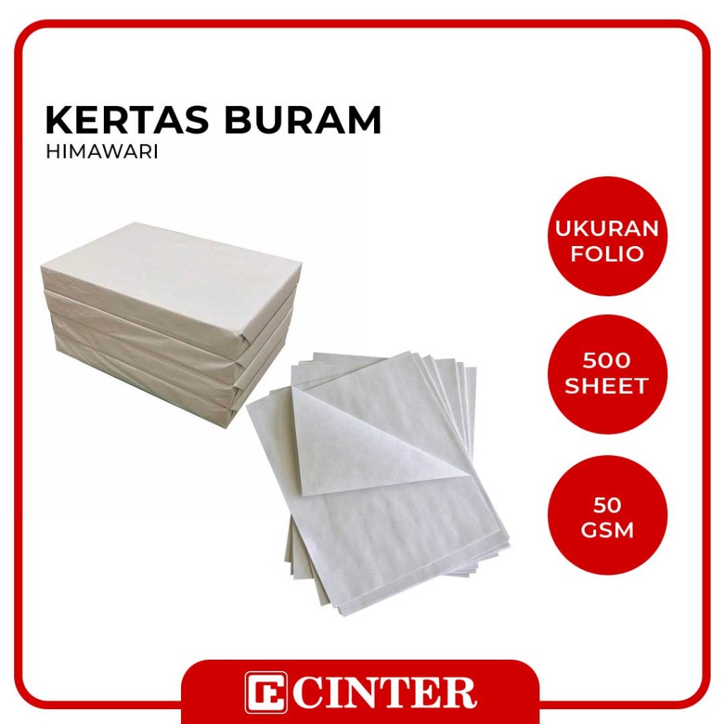 

HIMAWARI - KERTAS BURAM / KERTASA STENSIL F4