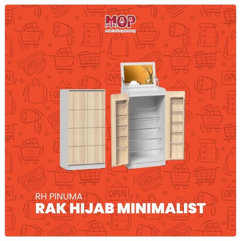 lemari hijab minimalis lemari jilbab lemari hijab modern