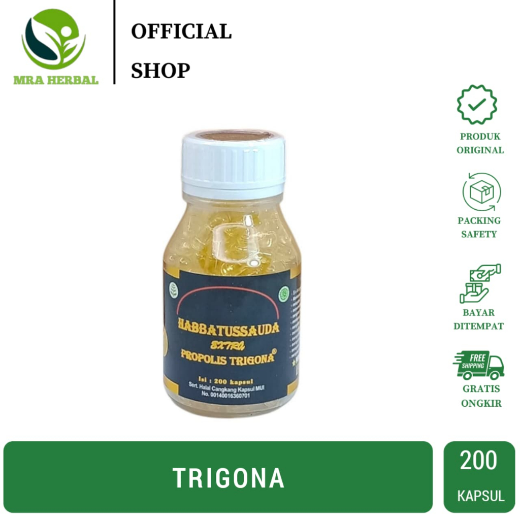 Habbatussauda Extra Propolis Trigona 200 Kapsul | UMS 200 | Habbatussauda | Trigona 200 Kapsul