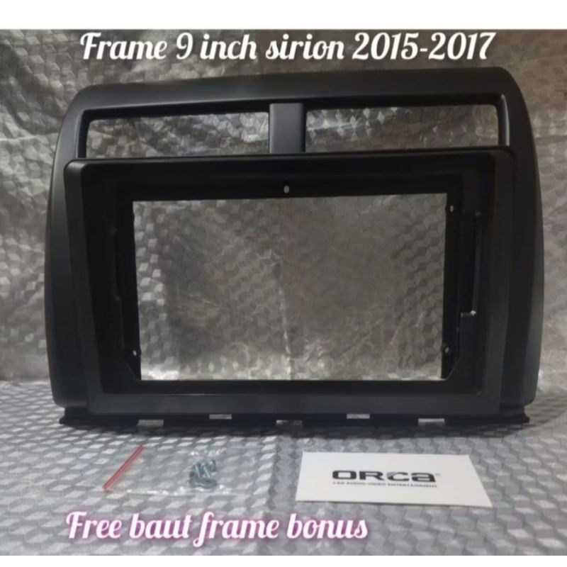 frame head unit android 9 inch mobil sirion 2015-2017