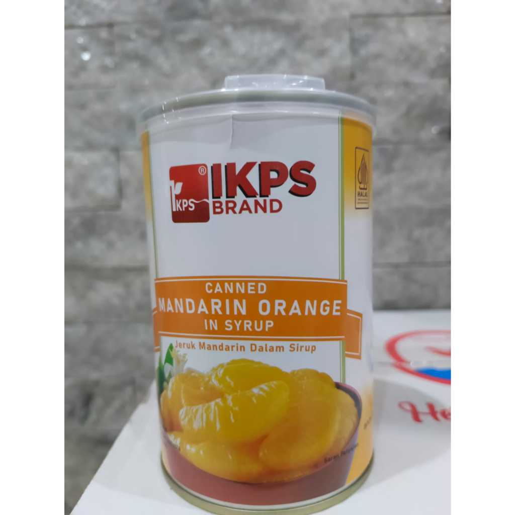 

Jeruk mandarin kaleng Ikps 425gr/mandarin orange in syrup 425gr-Kaleng besar