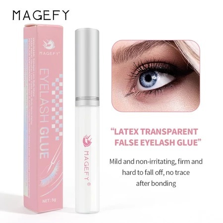 { FREE ONGKIR } HELLO EYES Lem Bulu Mata Palsu Transparan Tahan Air Cepat Kering False Eyelash Glue 