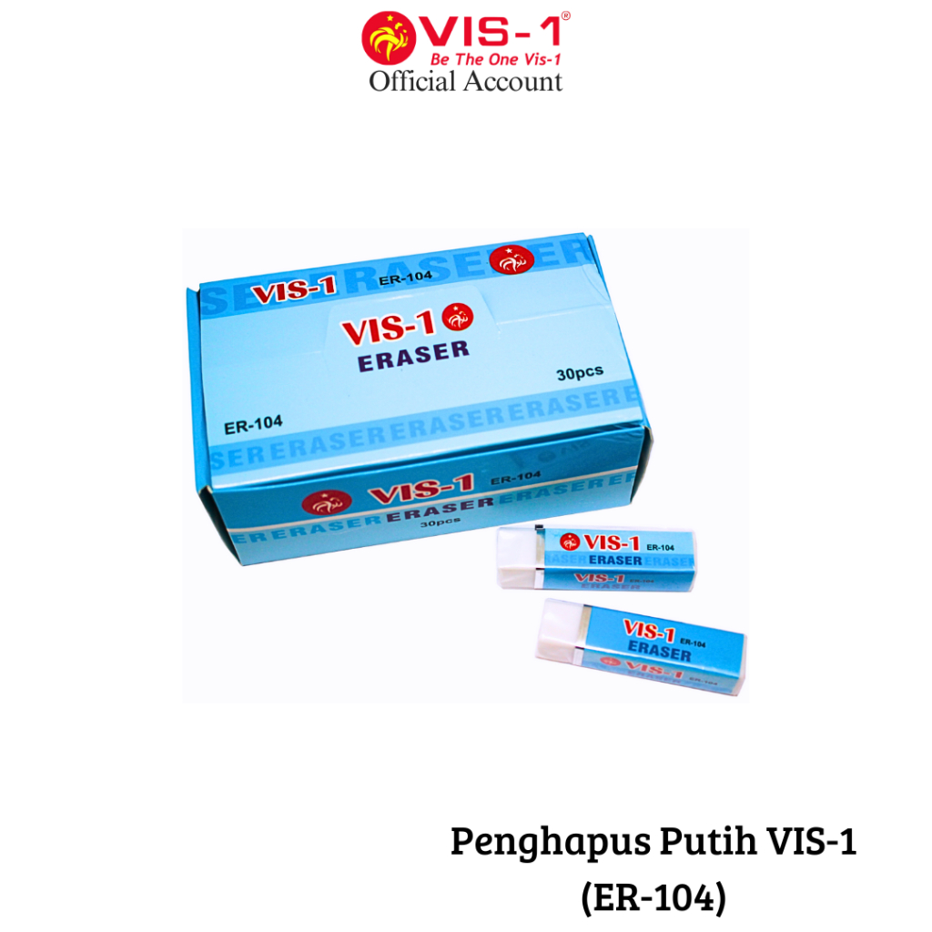 

VIS-1 Penghapus Panjang / Eraser ER-104 Putih