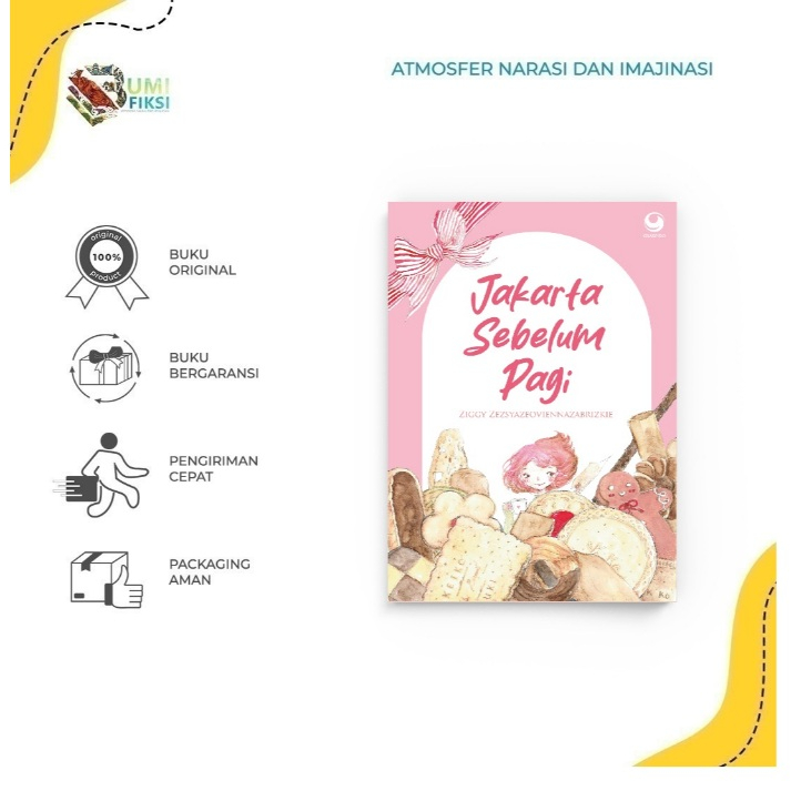 Buku Novel - Jakarta Sebelum Pagi (New Edition) By Ziggy Zezsyazeoviennazabrizkie