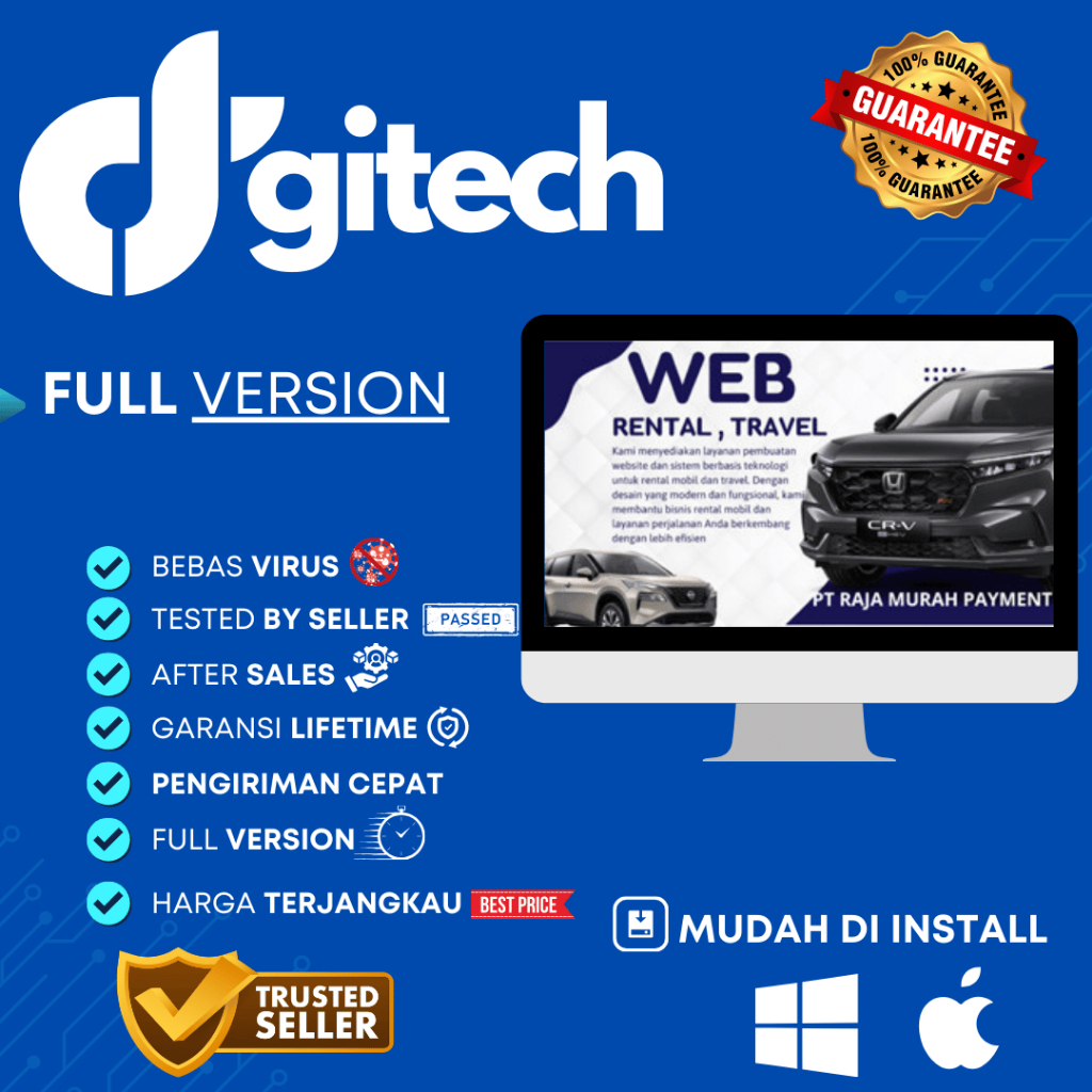 Jasa Pembuatan Website dan Sistem Rental Mobil & Travel