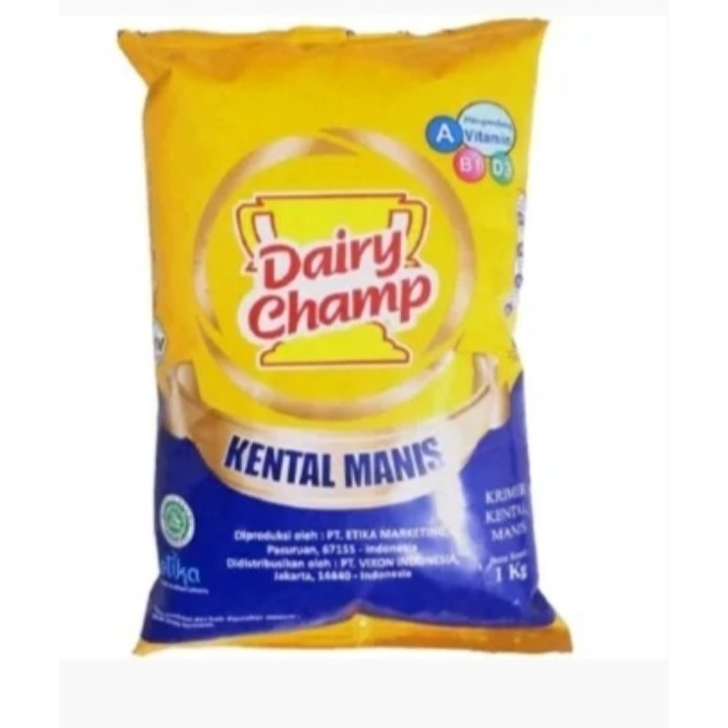 

Dairychamp 1kg Krimer Kental Manis