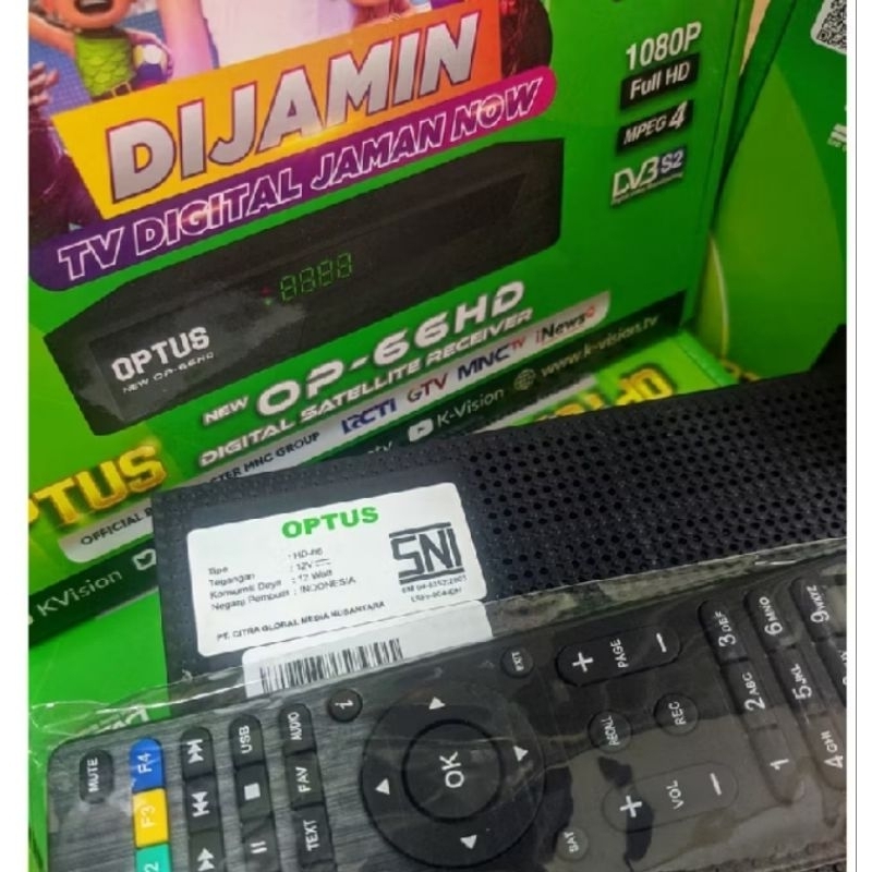 Optus TV Digital Jaman Now OP-66HD Satellite GTV KVision