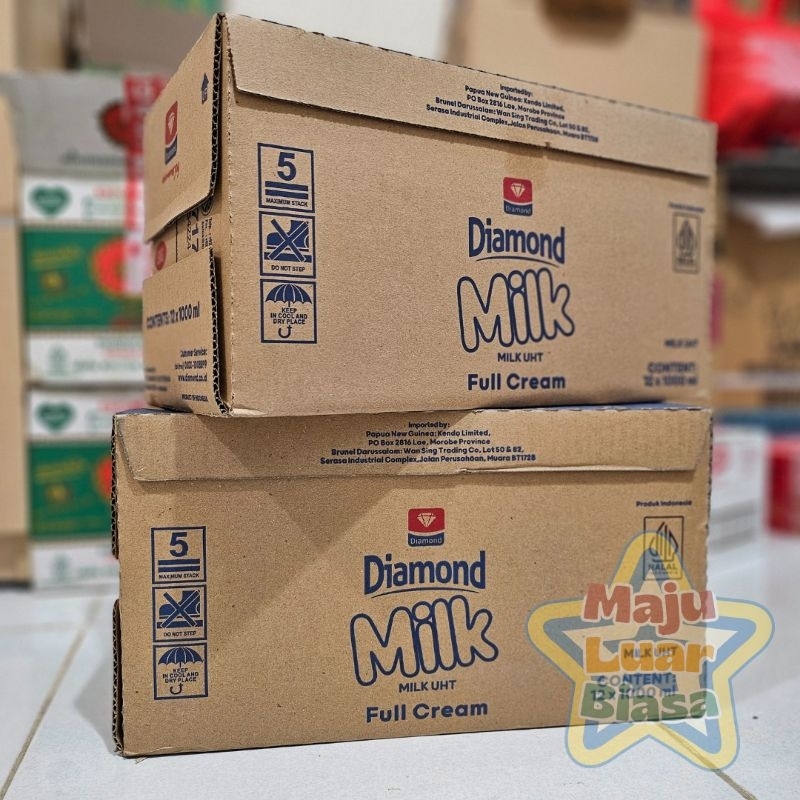 

Susu UHT Full Cream Diamond 1lt - 1 Karton