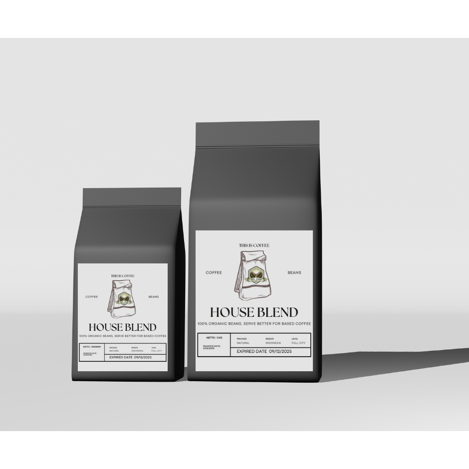 

Biji Kopi 1000gram 60.40 Arabica Robusta Roasted Beans Kopi Susu Blend