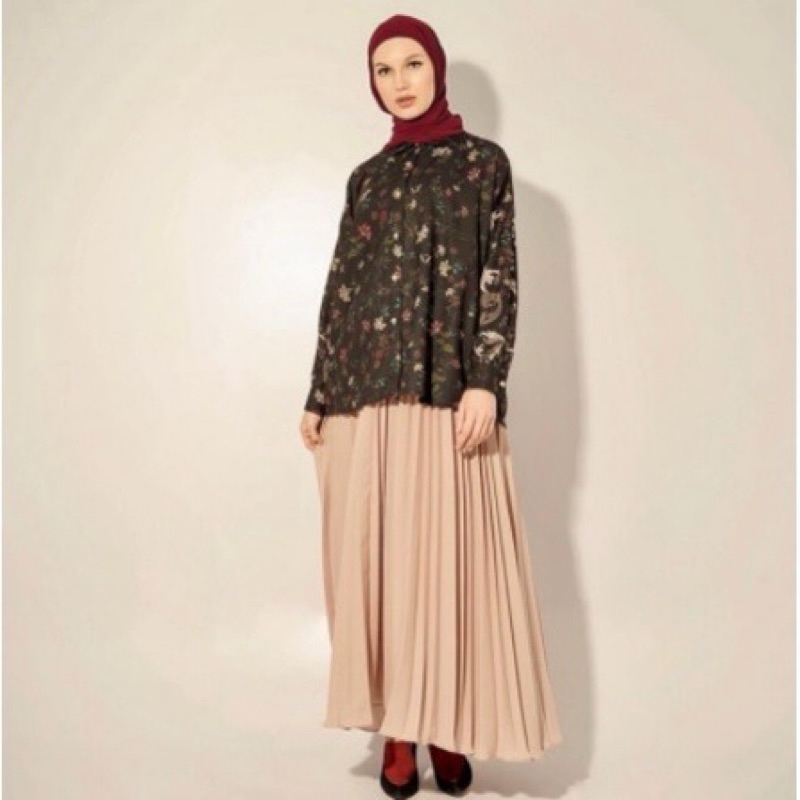 Vivi Zubedi Daneen Top Original Vivi Zubedi Blouse All Size Crepe Premium