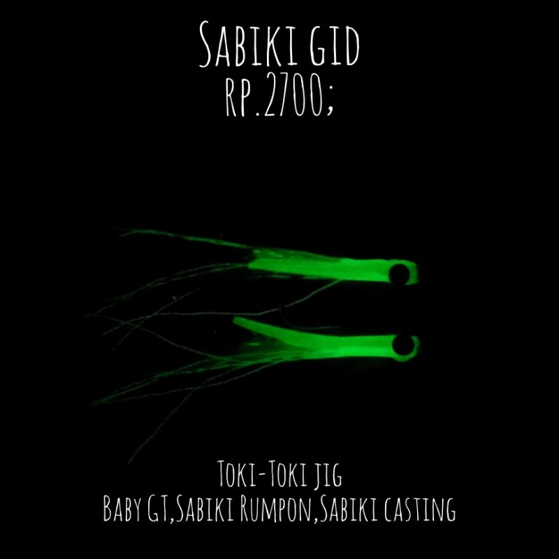SABIKI GID/SABIKI BABY GT/TOKI TOKI JIG