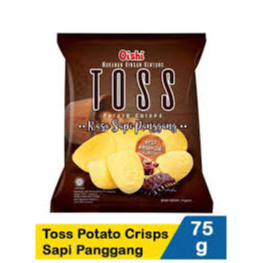 

Oishi Toss Potato Crisps Sapi Panggang 75g