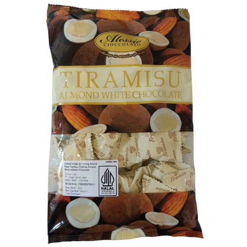 

Ay00! ALESSIO CIOCCOLATO Tiramisu Almond Chocolate 200g Assorted Milk Bittersweet White Dark