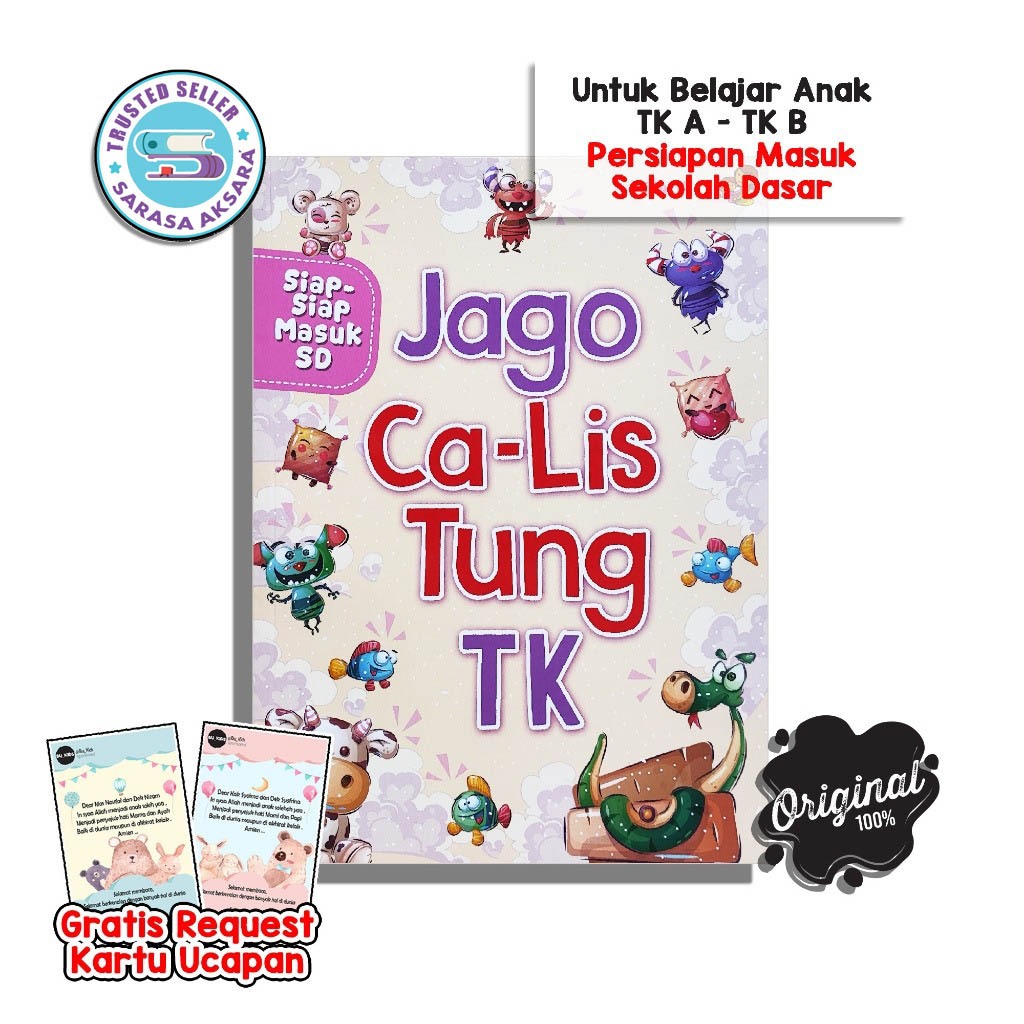 Buku Calistung Persiapan Masuk SD Jago Calistung Anak Tk Paud