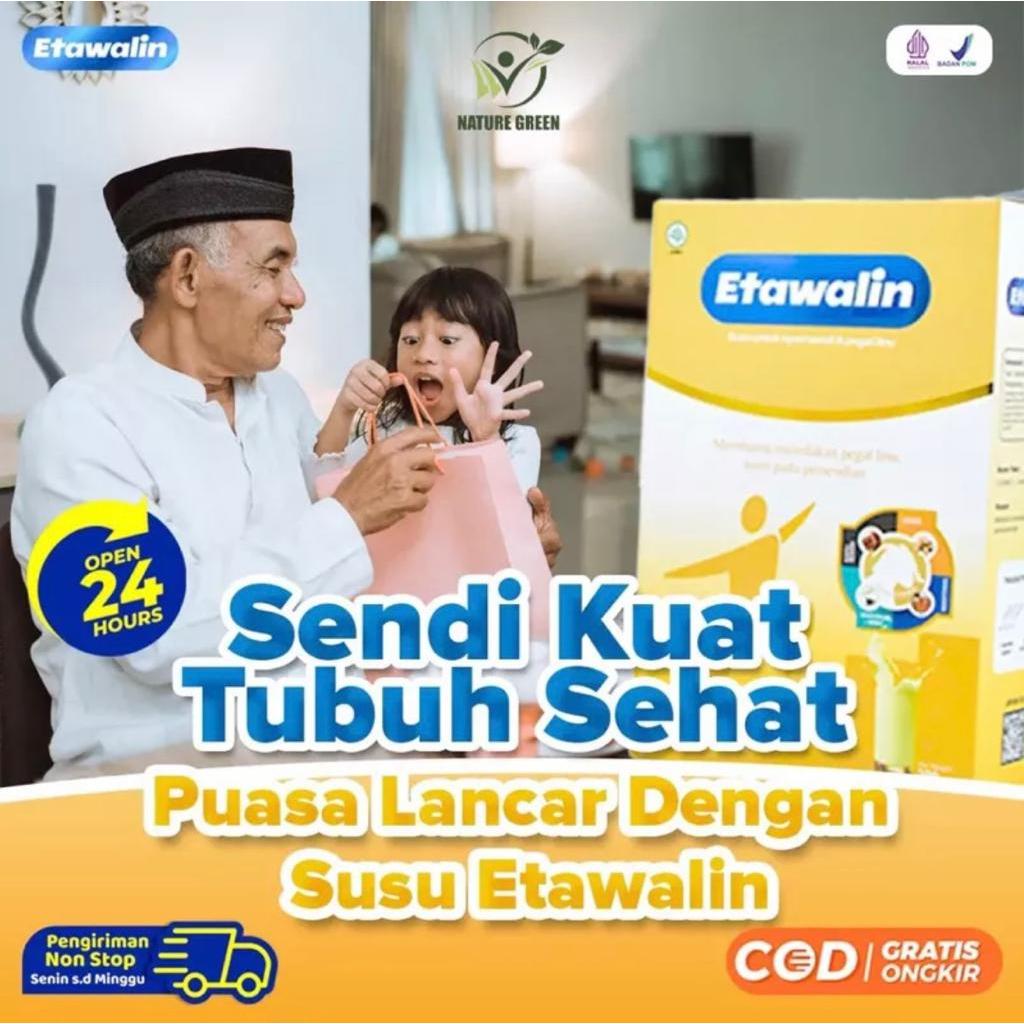 

PROMO (1 BOX) - Etawalin Susu Etawa Herbal Nyeri Sendi 1 Box BPOM HALAL