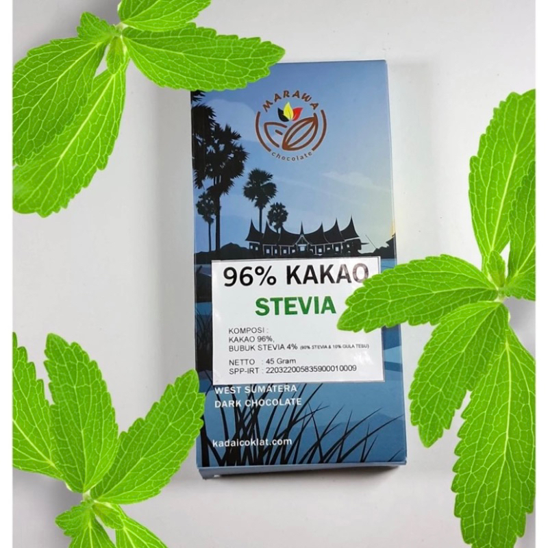 

DARK CHOCOLATE 96% WITH STEVIA | COKLAT DIET SEHAT | COUVERTURE | COKLAT BATANG