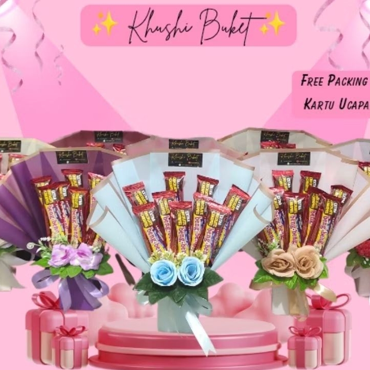 

Buket Bucket Hadiah Kado Snack Murah Beng Beng Silverqueen