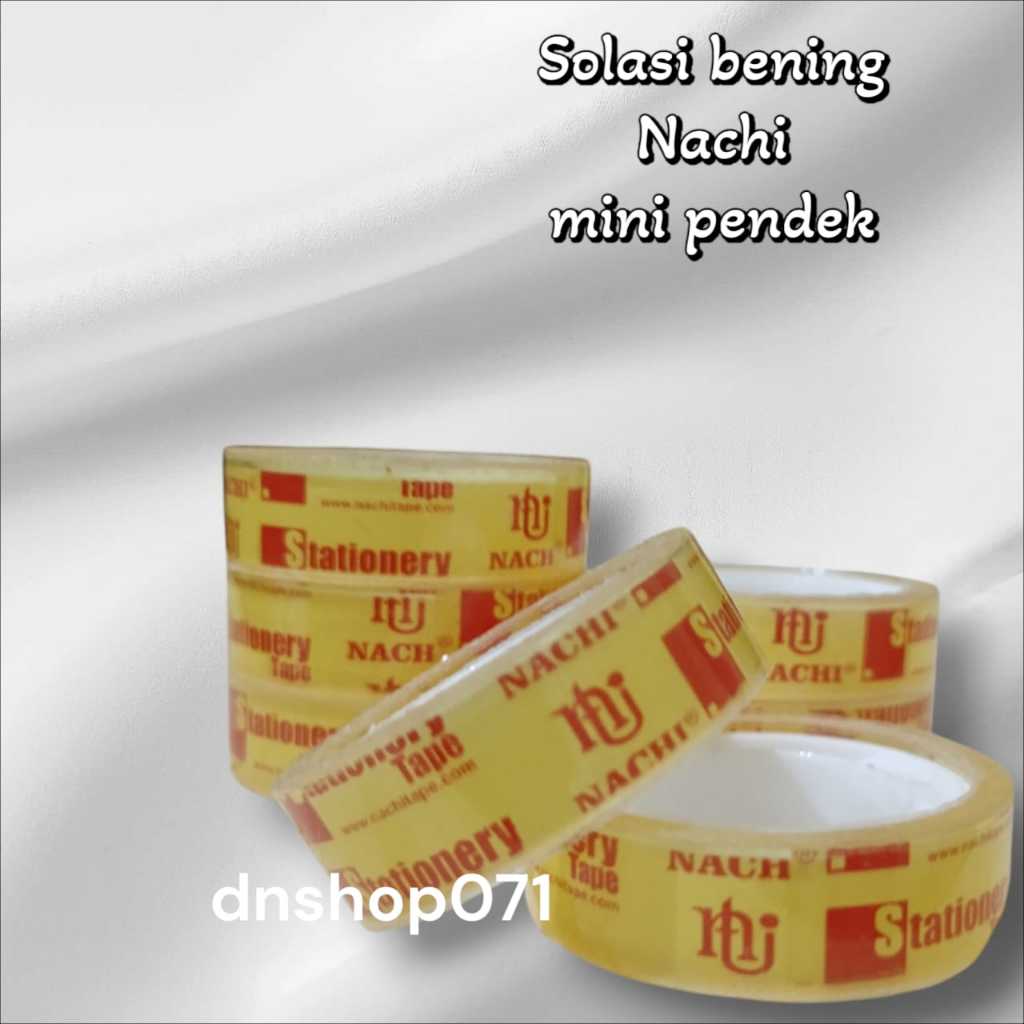 

NACHI - Selotip Transparant - Bening 1/2 x 10 Yard - Roll